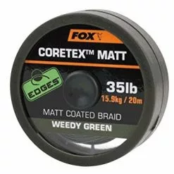 Fox Coretex Matt Coated Braid - Weedy Green