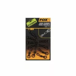 Fox Edges Kwik Change Hook Swivels Size 10