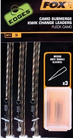Fox Camo Submerge Kwik Change Leaders - Fleck Camo