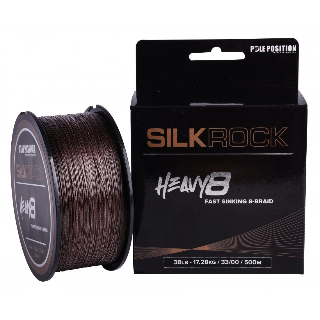 Pole Position Silkrock Heavy8 Brown 0,30mm 1000m 2 Pole Position Silkrock Heavy8 Brown 0,30mm 1000m - Afbeelding 2