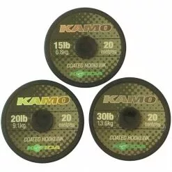 Korda Kamo - Camouflaged Coated Hooklink
